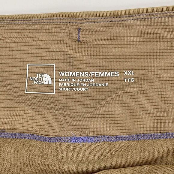 The North Face Summer Light 2.5" Short Gravel Khaki Stone Women XXL NEW NF0A85YT - Picture 4 of 6